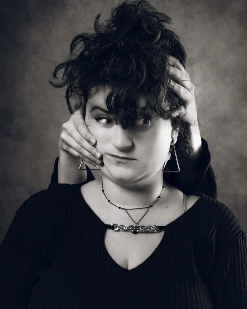 Portrait studio noir & blanc