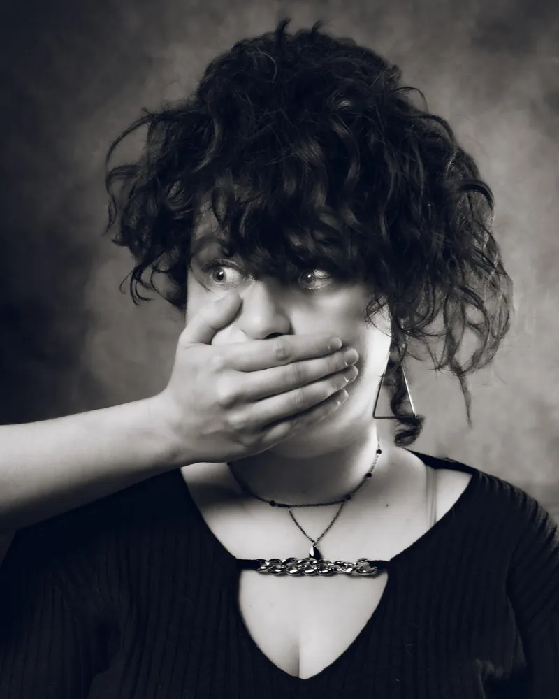 Portrait studio noir & blanc