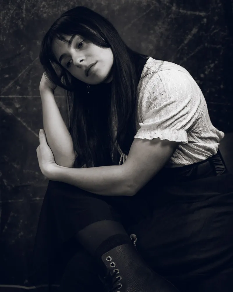 Portrait studio noir & blanc