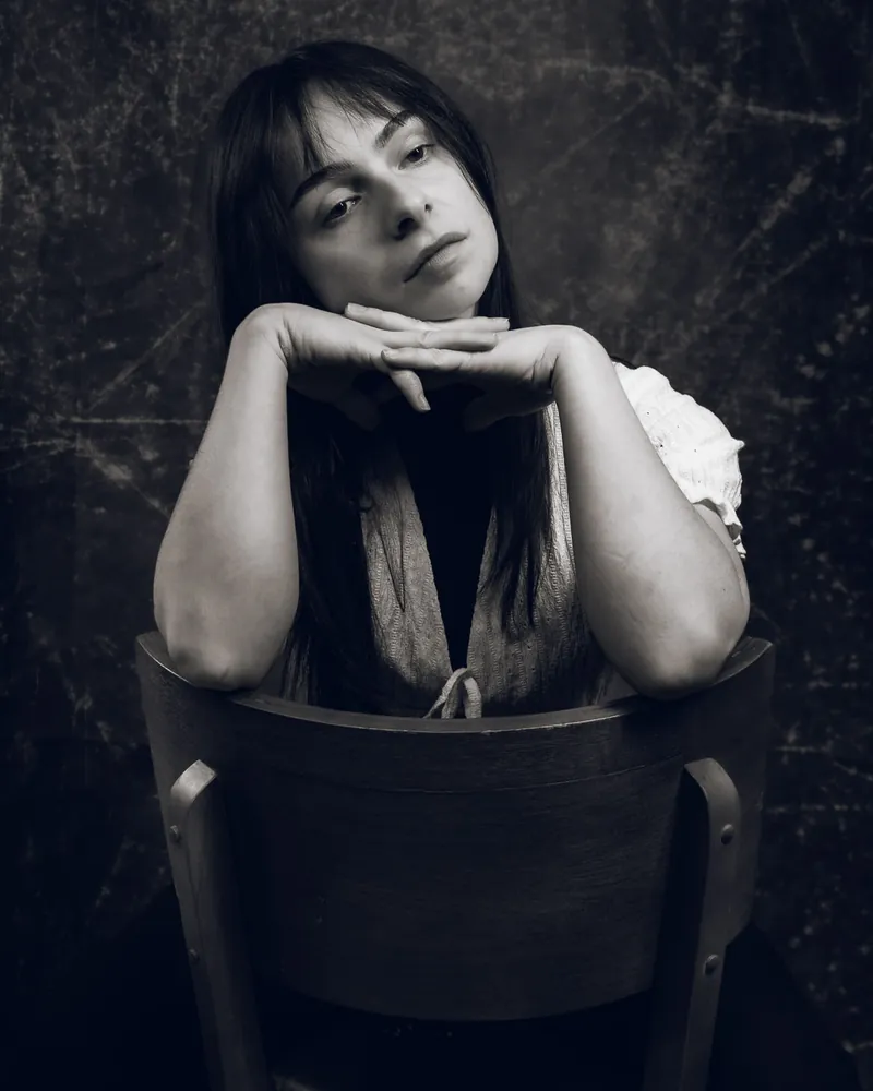 Portrait studio noir & blanc