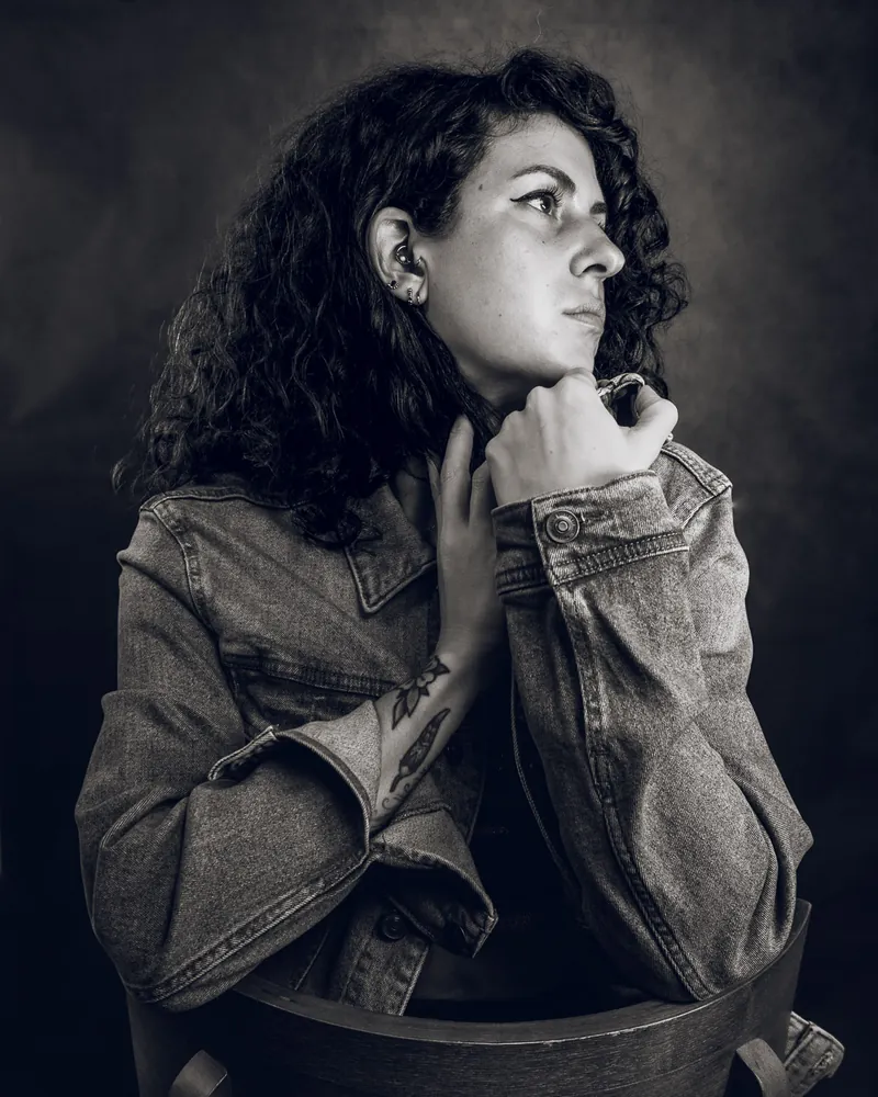 Portrait studio noir & blanc