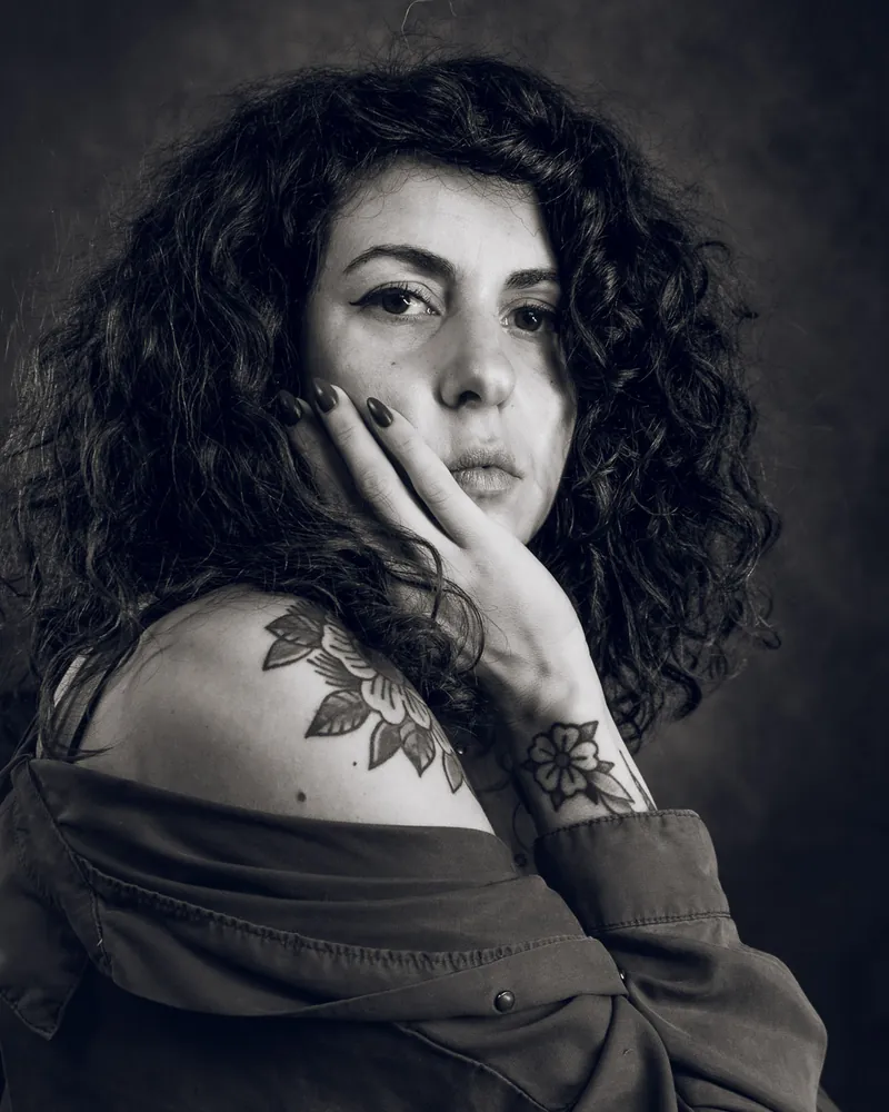 Portrait studio noir & blanc