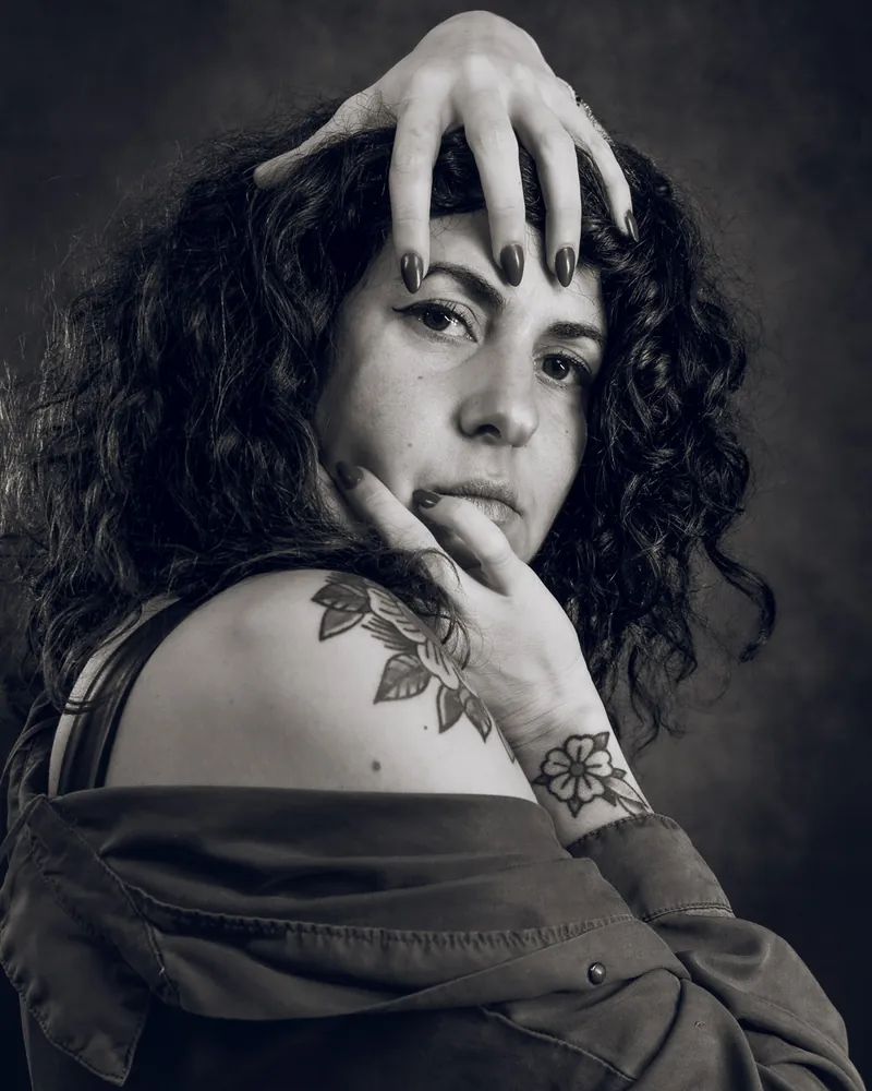 Portrait studio noir & blanc