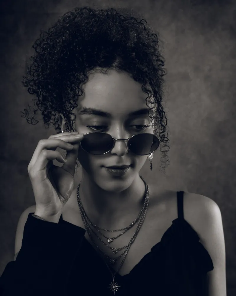 Portrait studio noir & blanc