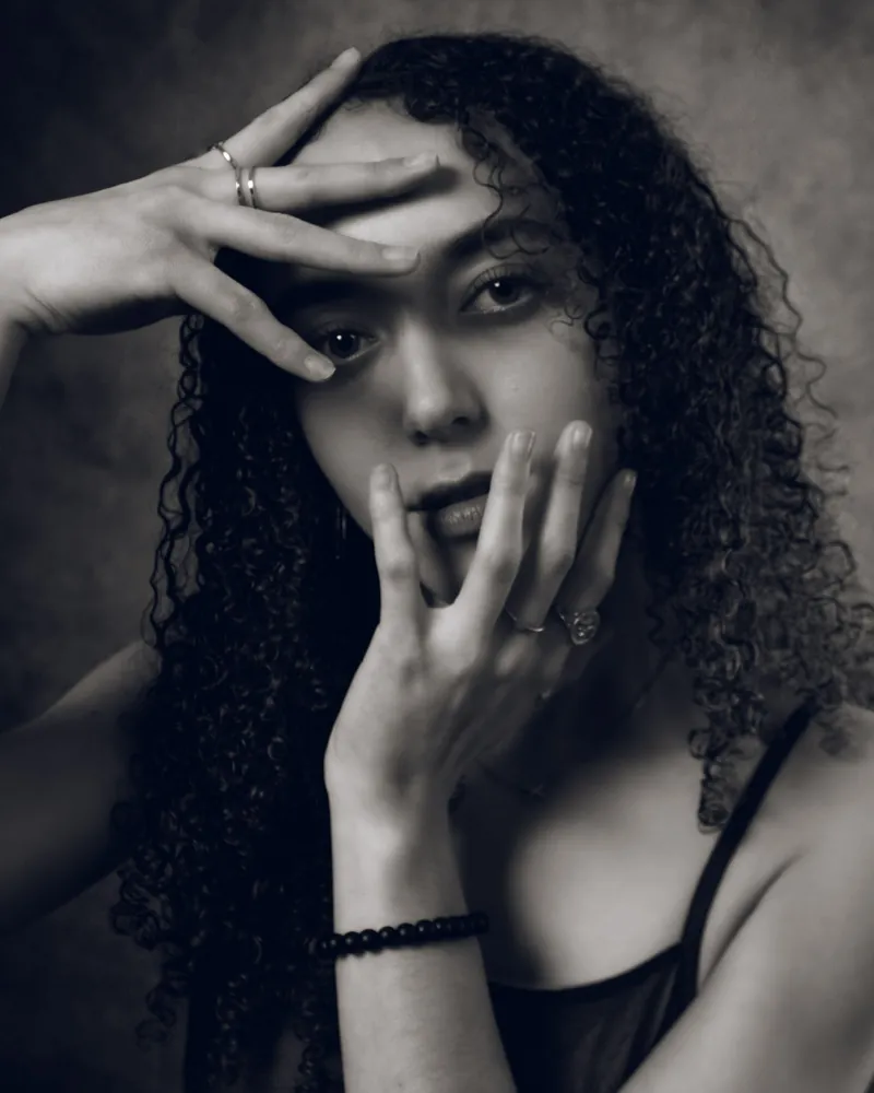 Portrait studio noir & blanc