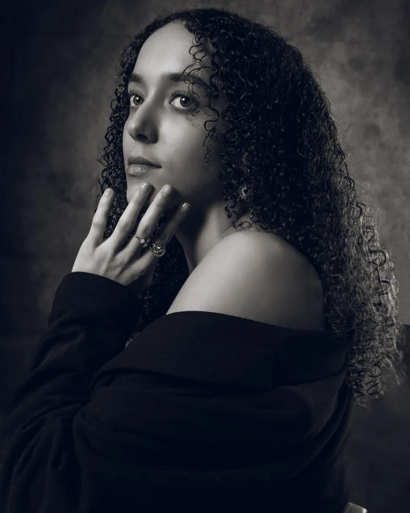 Portrait studio noir & blanc