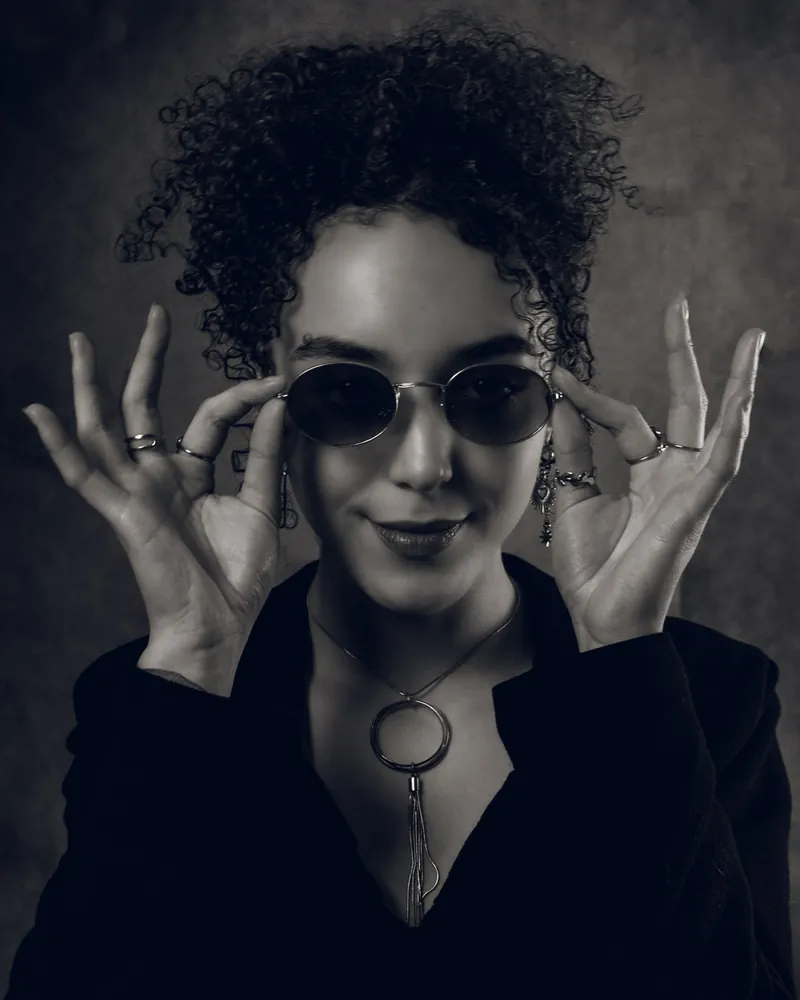 Portrait studio noir & blanc