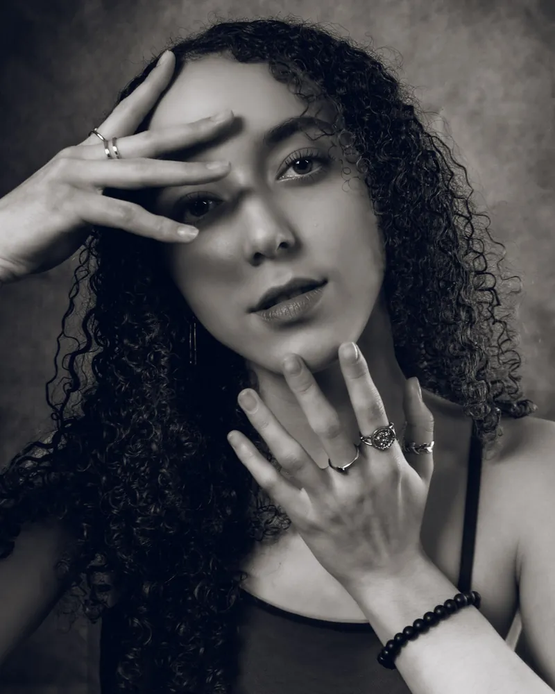 Portrait studio noir & blanc