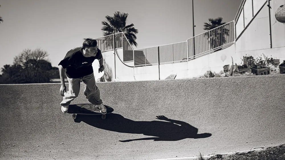Séance skate en extérieur