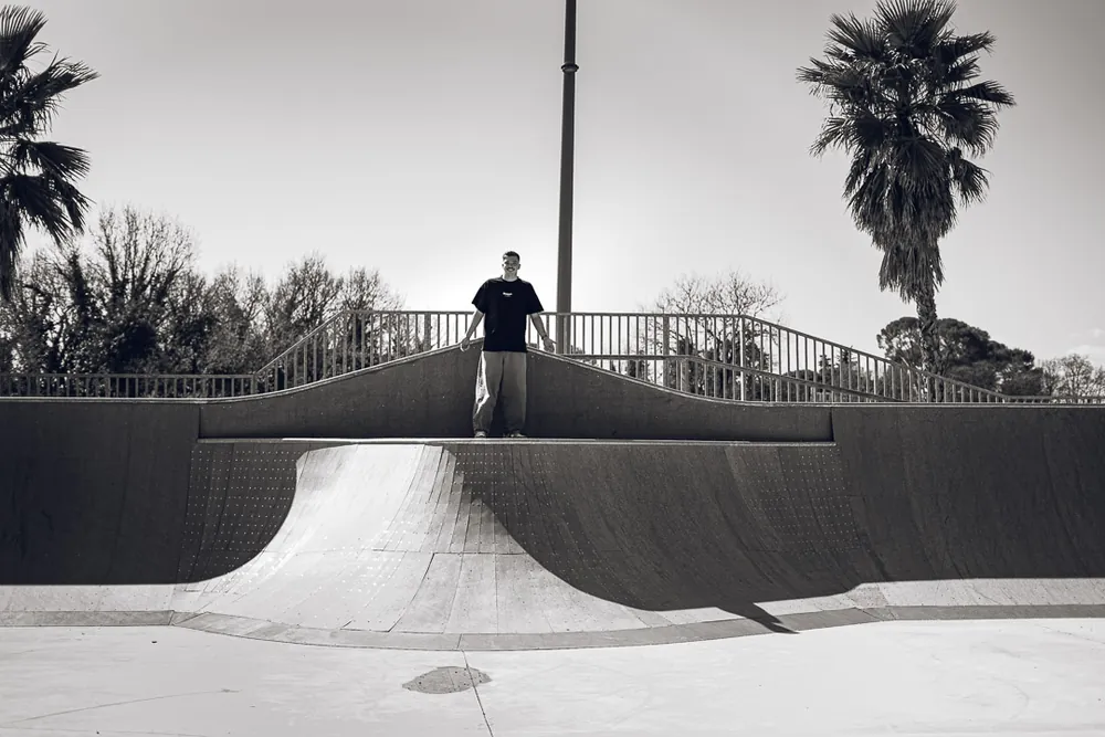 Séance skate en extérieur