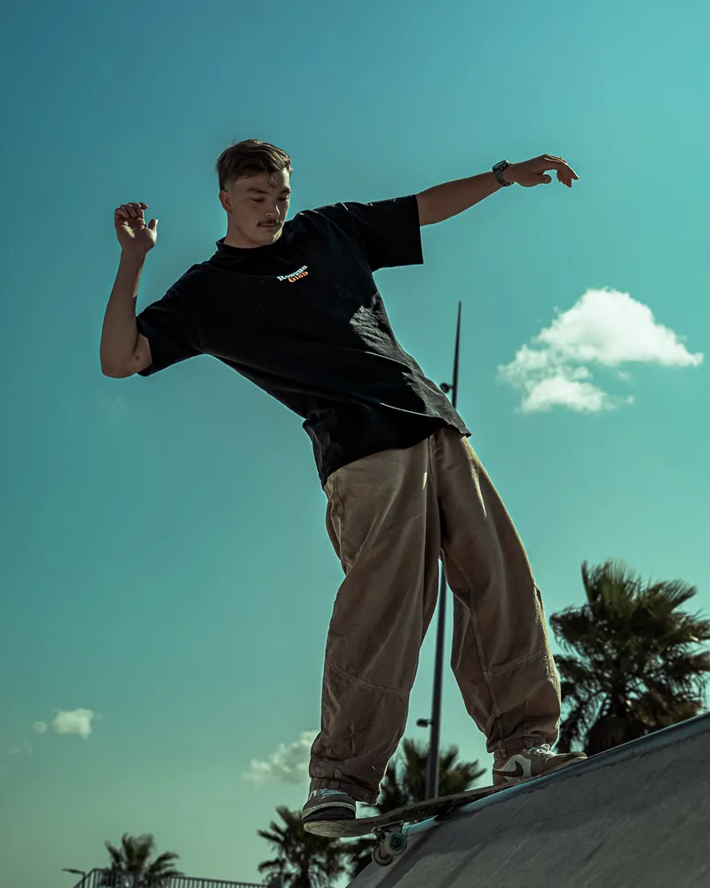 Séance skate en extérieur
