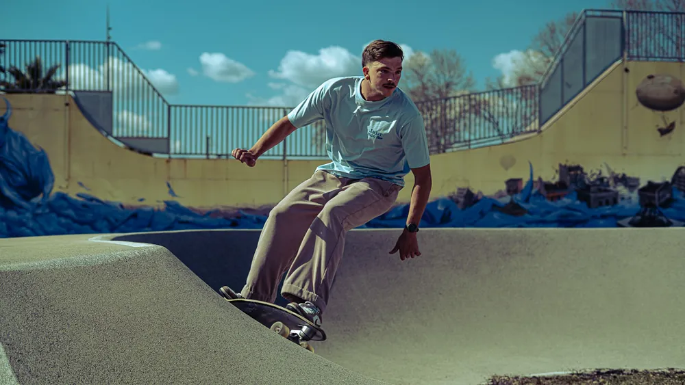 Séance skate en extérieur