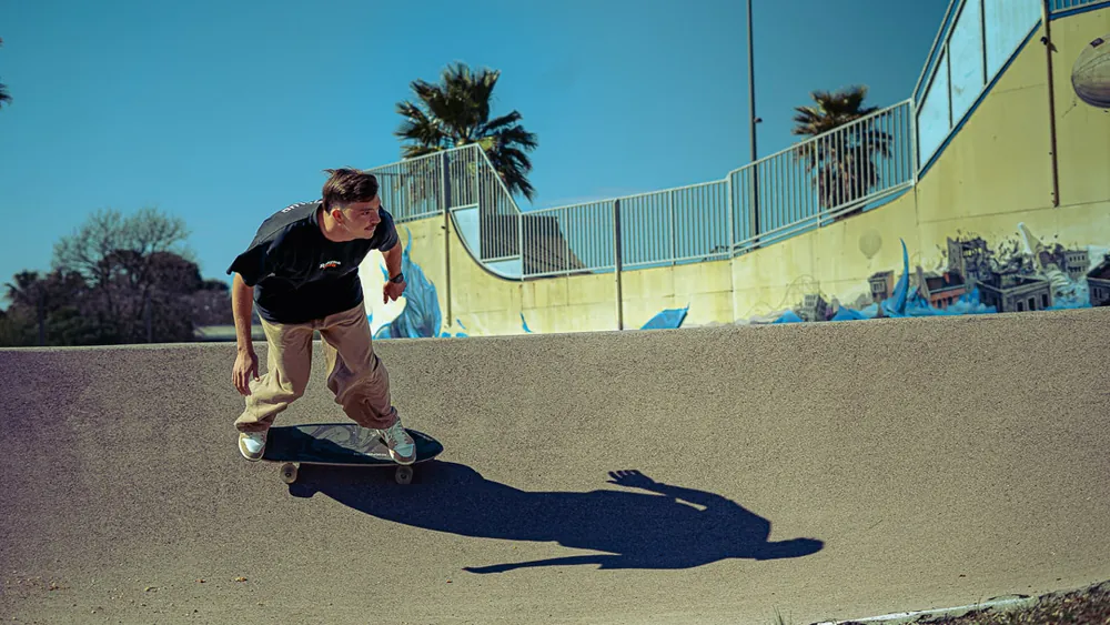 Séance skate en extérieur